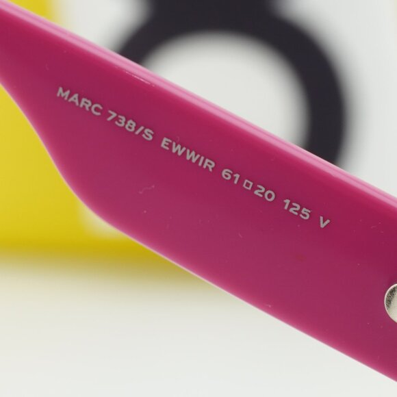 Marc Jacobs MARC 738/S 0EWW IR Cat Eye Sunglasses - Fuchsia/Grey main image 10